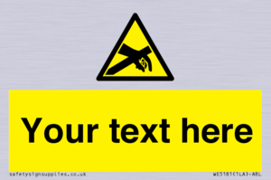 Custom Anti-Static Warning Sign